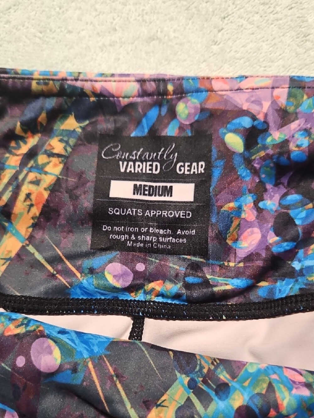 Constantly Varied Gear Purple Multi-Color Printed Capris - Picture 2 of 4
